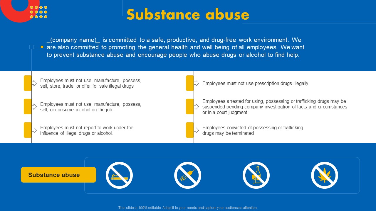 Substance Abuse Guide To Designing A Staff Handbook Portrait Pdf