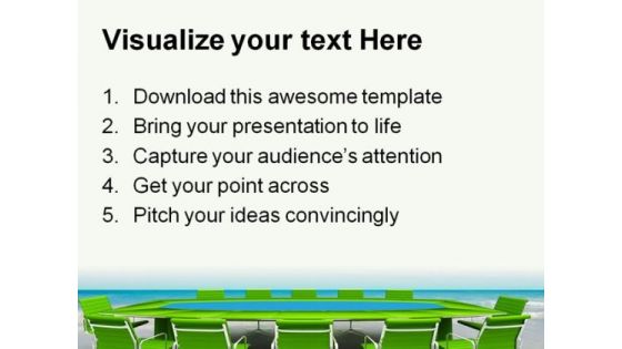 Succcessful Meeting Business PowerPoint Template 0910