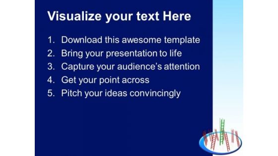 Success Ladder Growth Business PowerPoint Templates And PowerPoint Themes 1112