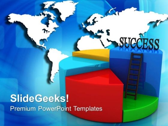 Success Pie Chart Concept Global PowerPoint Templates And PowerPoint Themes 0612