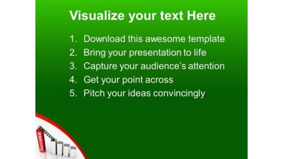 Success Stairs Business PowerPoint Templates And PowerPoint Themes 0512