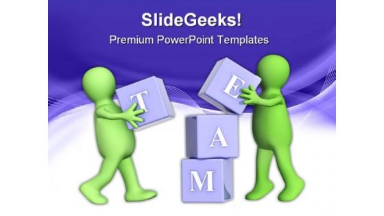 Success Teamwork PowerPoint Templates And PowerPoint Backgrounds 0511