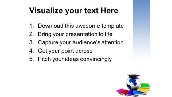 Successful Graduates Global PowerPoint Templates And PowerPoint Themes 0912