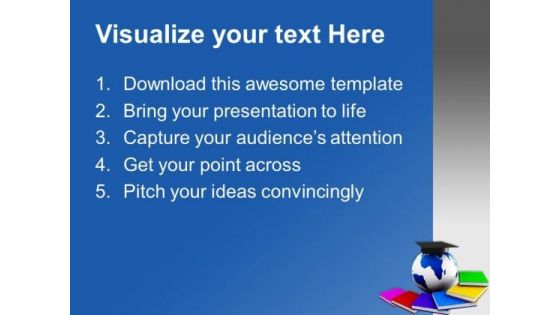 Successful Graduates Global PowerPoint Templates And PowerPoint Themes 0912