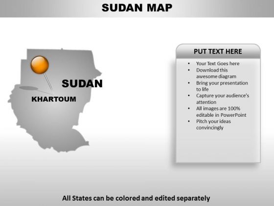 Sudan Country PowerPoint Maps
