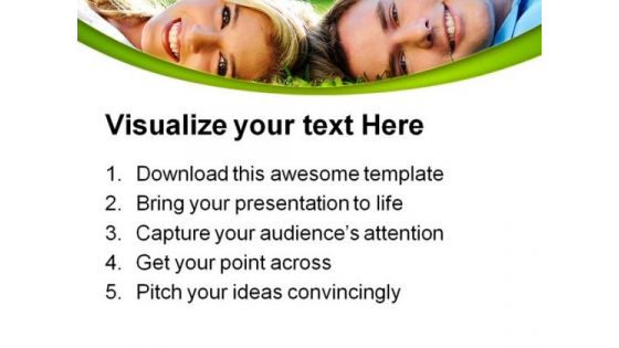 Summer Couple Youth Nature PowerPoint Themes And PowerPoint Slides 0411