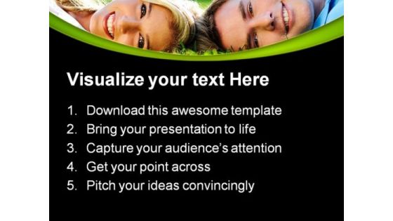 Summer Couple Youth Nature PowerPoint Themes And PowerPoint Slides 0411
