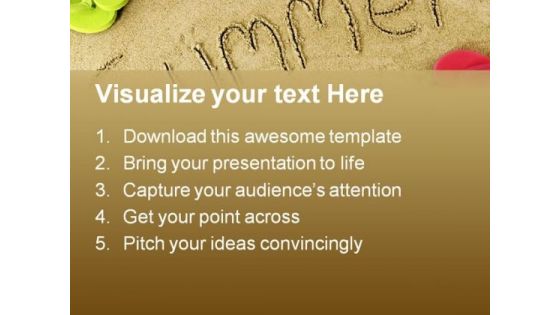 Summer Holidays PowerPoint Templates And PowerPoint Backgrounds 0811