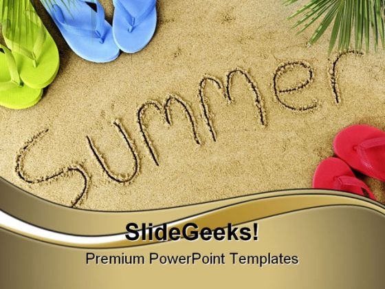 Summer Holidays PowerPoint Themes And PowerPoint Slides 0811