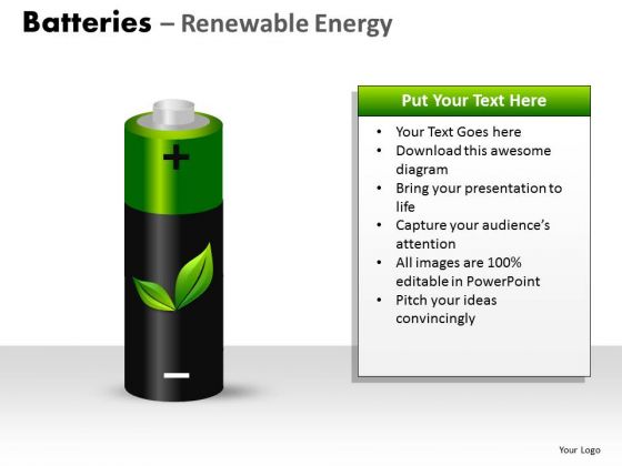 Sun Batteries Renewable Energy PowerPoint Slides And Ppt Diagram Templates