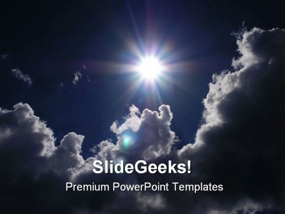 Sun Nature PowerPoint Templates And PowerPoint Backgrounds 0611