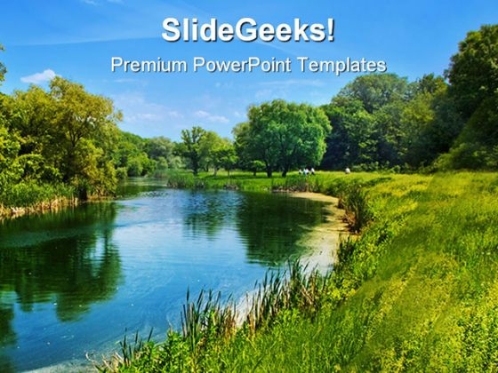 Sunny Landscape Nature PowerPoint Templates And PowerPoint Backgrounds 0811