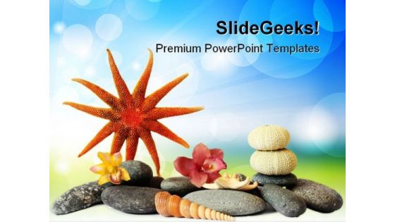 Sunny Shore Nature PowerPoint Templates And PowerPoint Backgrounds 0211