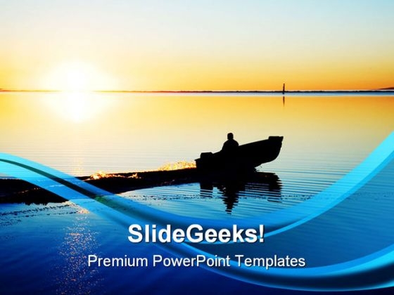 Sunset Beach PowerPoint Themes And PowerPoint Slides 0711