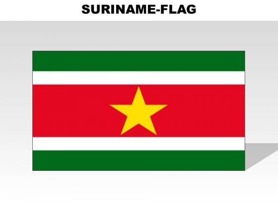Suriname Country PowerPoint Flags
