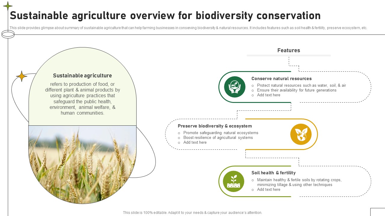 Sustainable Agriculture Overview For Biodiversity Conservation Adopting Sustainable Farming Techniques