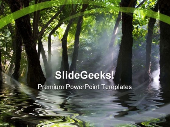 Swamp Nature PowerPoint Templates And PowerPoint Backgrounds 0711