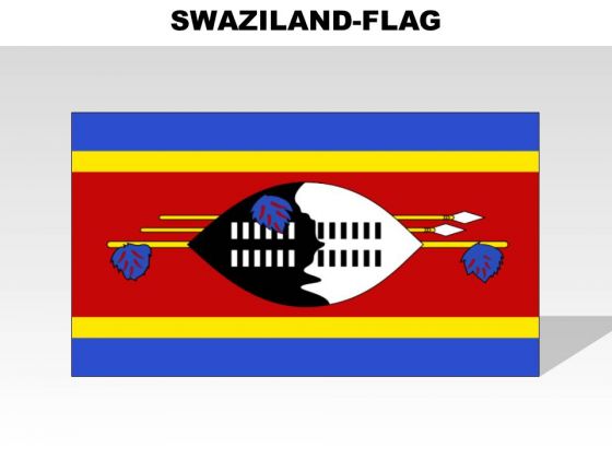 Swaziland Country PowerPoint Flags