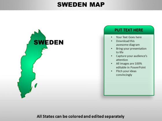 Sweden PowerPoint Maps