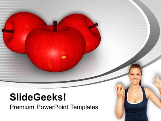 Sweet And Healthy Fruits Food PowerPoint Templates Ppt Backgrounds For Slides 0413