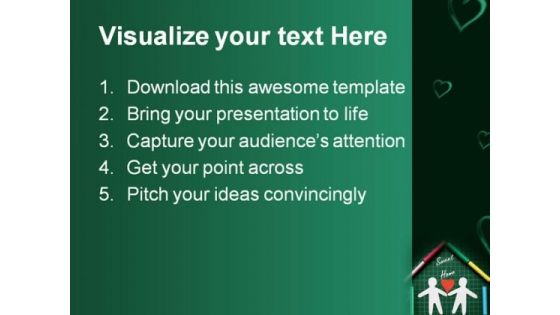 Sweet Home Family PowerPoint Template 0810