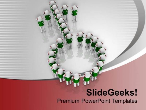 Symbol Of Female Community PowerPoint Templates Ppt Backgrounds For Slides 0613