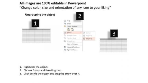Table Chart For Project Status Presentation Template
