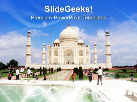 Tajmahal Is The Eight Wonder Of World PowerPoint Templates Ppt Backgrounds For Slides 0613