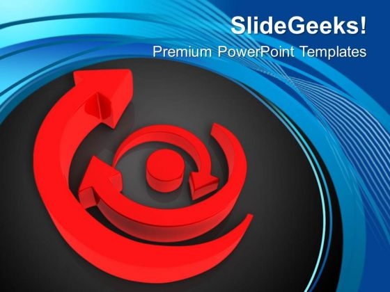 Take A Right Direction Towards Target PowerPoint Templates Ppt Backgrounds For Slides 0713