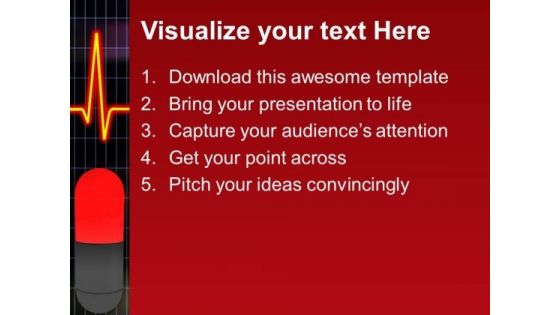 Take Medicine In Heart Disease PowerPoint Templates Ppt Backgrounds For Slides 0613