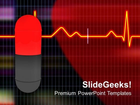 Take Medicine In Heart Disease PowerPoint Templates Ppt Backgrounds For Slides 0613