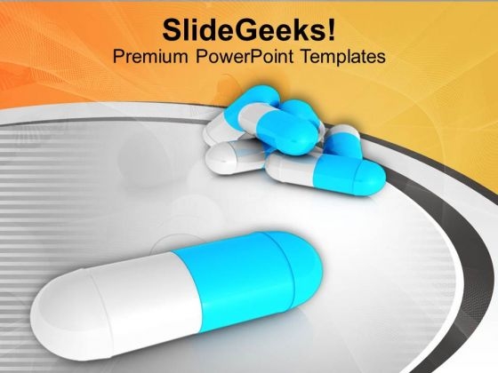 Take Medicine To Cure Disease PowerPoint Templates Ppt Backgrounds For Slides 0613