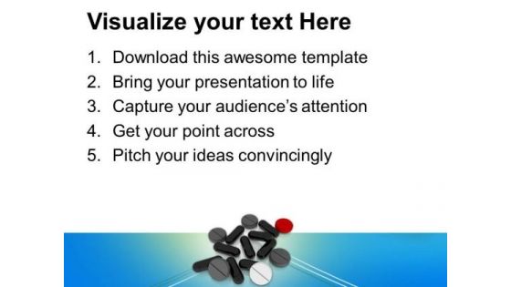 Take The Right Medicine For Health PowerPoint Templates Ppt Backgrounds For Slides 0713