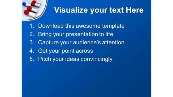 Take The Right Pills For Disease PowerPoint Templates Ppt Backgrounds For Slides 0613