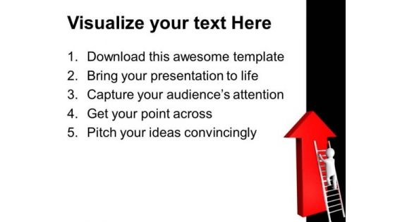 Take The Way Of Growth PowerPoint Templates Ppt Backgrounds For Slides 0813