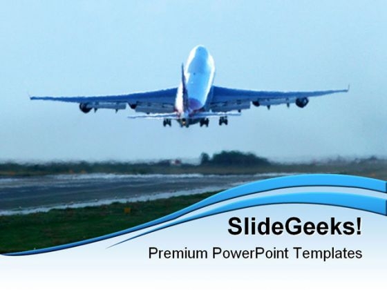 Takeoff Travel PowerPoint Themes And PowerPoint Slides 0511