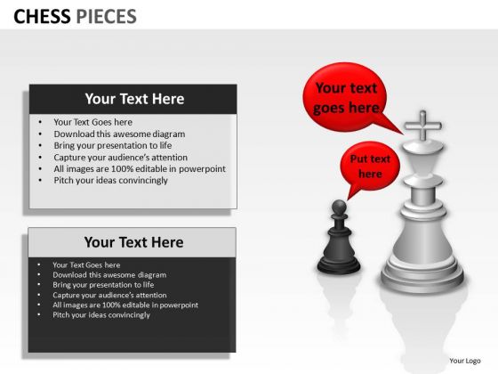 Talking Chess Pieces PowerPoint Slides And Ppt Diagram Templates