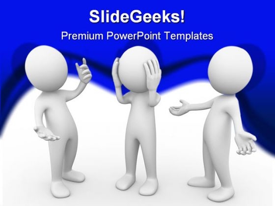 Talking Goes Wrong People PowerPoint Backgrounds And Templates 1210