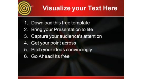 Target Competition PowerPoint Template