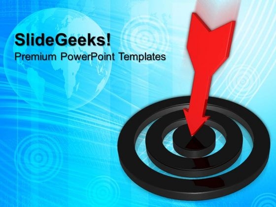Target Concept Business PowerPoint Templates And PowerPoint Themes 0612