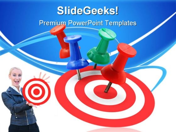 Target Concept Success PowerPoint Themes And PowerPoint Slides 0811