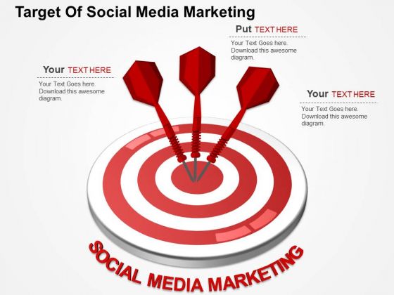 Target Of Social Media Marketing PowerPoint Templates