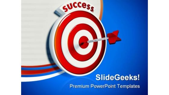 Target Success PowerPoint Themes And PowerPoint Slides 0911