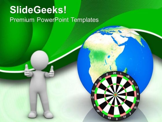Target The Global Market For More Money PowerPoint Templates Ppt Backgrounds For Slides 0513