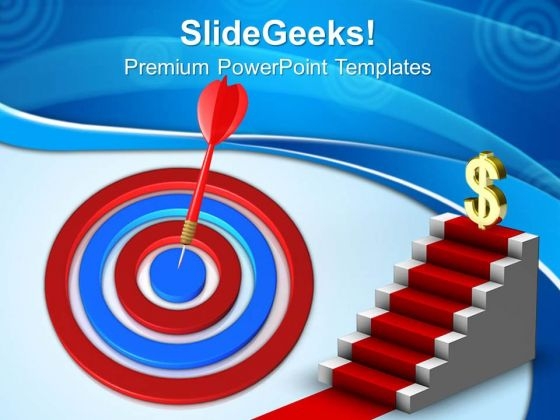 Targeted Arrow Success PowerPoint Templates And PowerPoint Themes 0712
