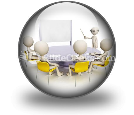 Teacher And Student Group PowerPoint Icon C