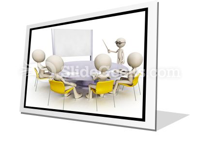 Teacher And Student Group PowerPoint Icon F