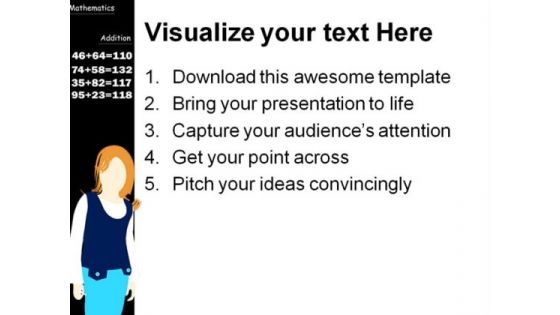 Teacher Education PowerPoint Template 0810