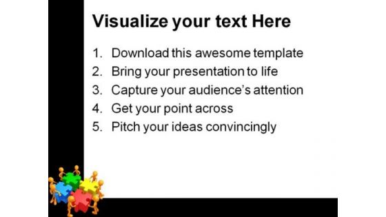 Team Efforts Business PowerPoint Templates And PowerPoint Backgrounds 0811