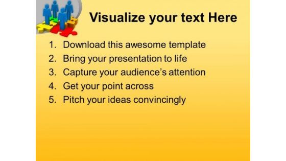Team Efforts To Resolve The Issues PowerPoint Templates Ppt Backgrounds For Slides 0713
